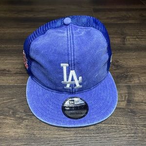 New Era x Eric Emanuel LS 9FIFTY LA Dodgers Trucker Hat